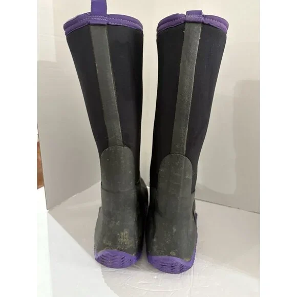 MUCK Tack Boots Classic Women's 11 Black/purple High Horse Farm Barn - Picture 4 of 8